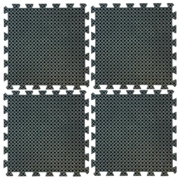 Buffalo Buffalo Tools RMAT20I4PK Interlocking Rubber Mat Set - 4 Piece RMAT20I4PK